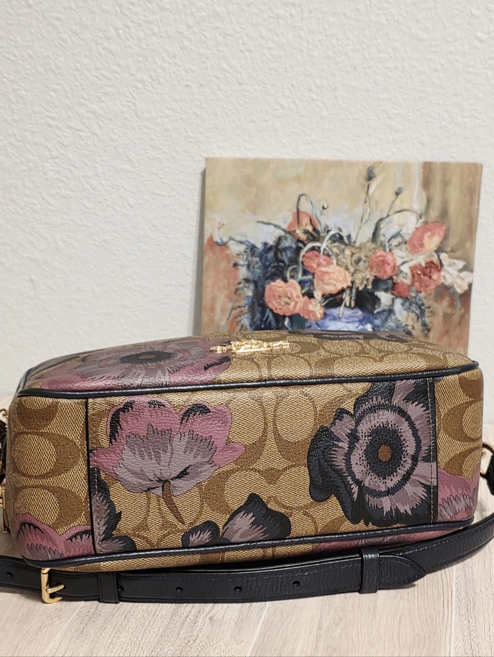 Coach Limited Edition Jes Crossbody Kaffe Fassett Purse Floral Shoulder Bag Rare - Picture 7 of 16
